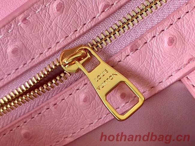 Louis vuitton original Ostrich pattern CAPUCINES PM M53665 Eau de Rose