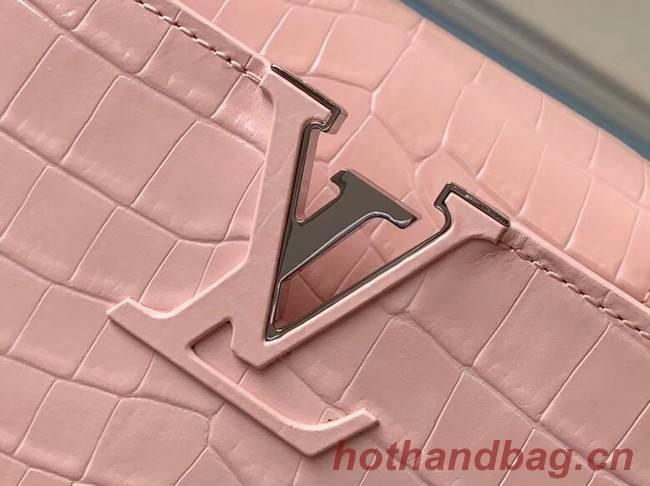 Louis vuitton original crocodile CAPUCINES PM M53665 Eau de Rose 