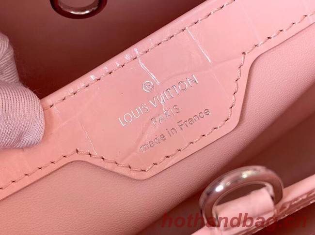 Louis vuitton original crocodile CAPUCINES PM M53665 Eau de Rose 