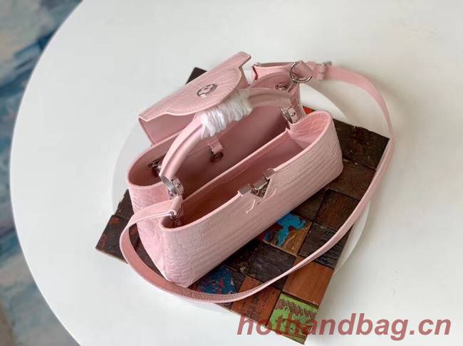 Louis vuitton original crocodile CAPUCINES PM M94587 Eau de Rose 