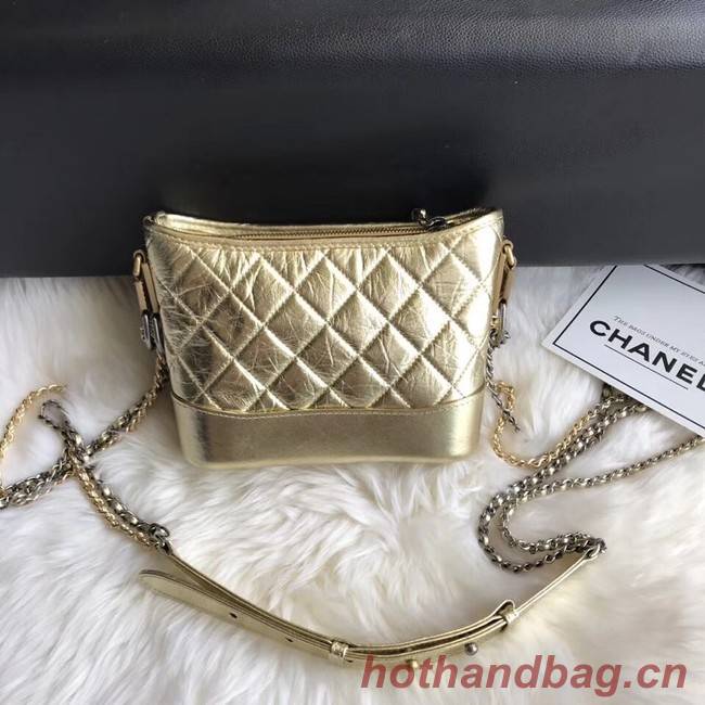 CHANEL GABRIELLE Original Small Hobo Bag A91810 Gold