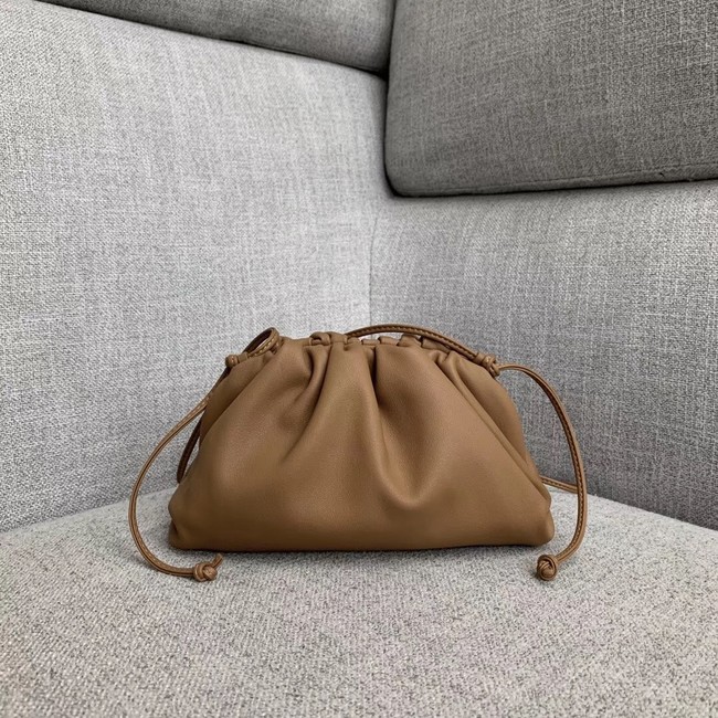 Bottega Veneta Sheepskin Handble Bag Shoulder Bag 1189 Camel