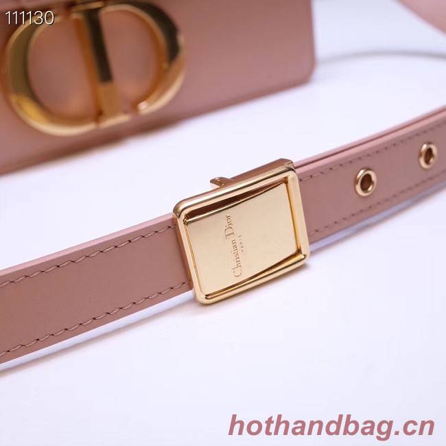 Dior 30 MONTAIGNE CALFSKIN BAG M9203 smooth pale pink