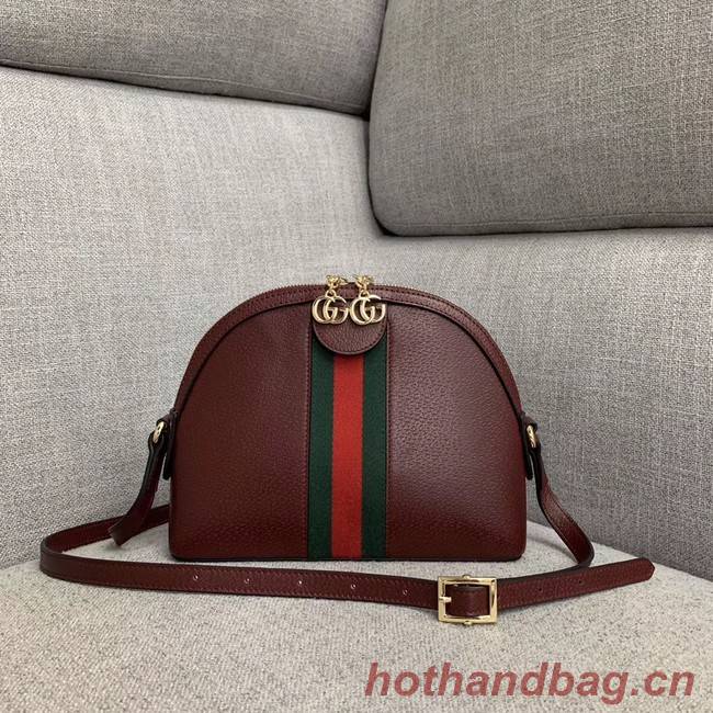 Gucci Ophidia Small Shoulder Bag 499621 Burgundy