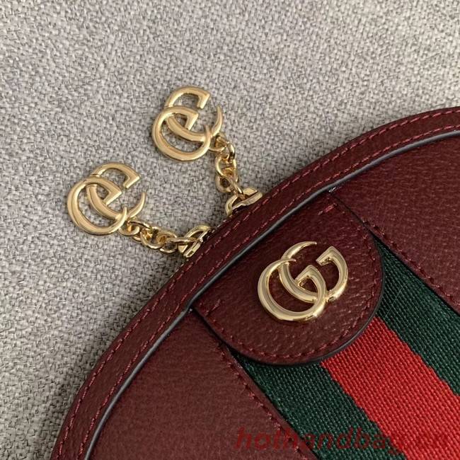 Gucci Ophidia Small Shoulder Bag 499621 Burgundy