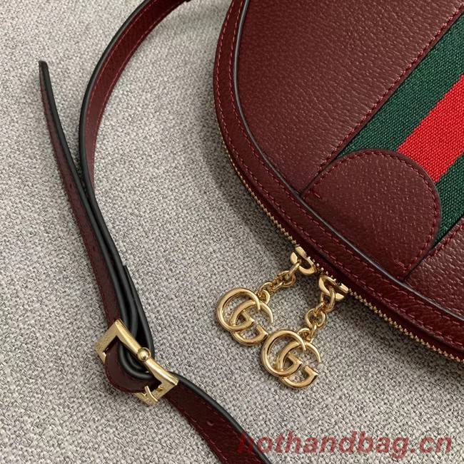 Gucci Ophidia Small Shoulder Bag 499621 Burgundy