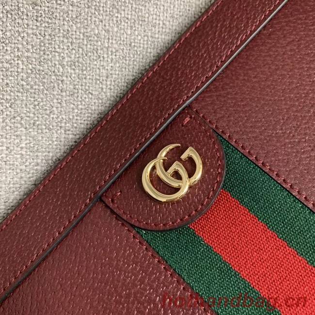 Gucci Ophidia small shoulder bag 503877 Burgundy