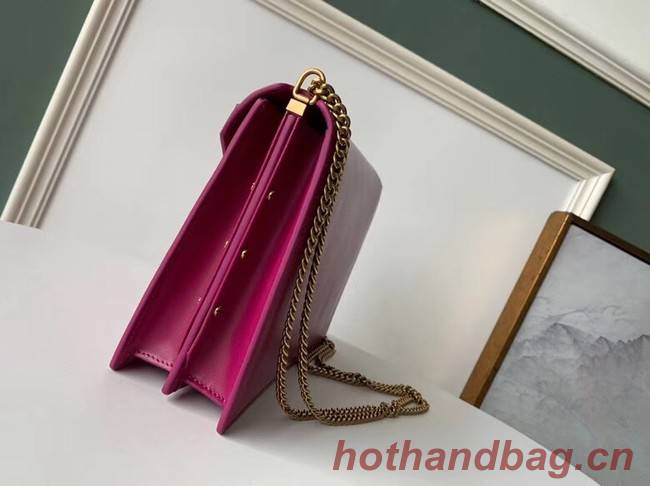 SAINT LAURENT Cassandra leather shoulder bag 532750 rose