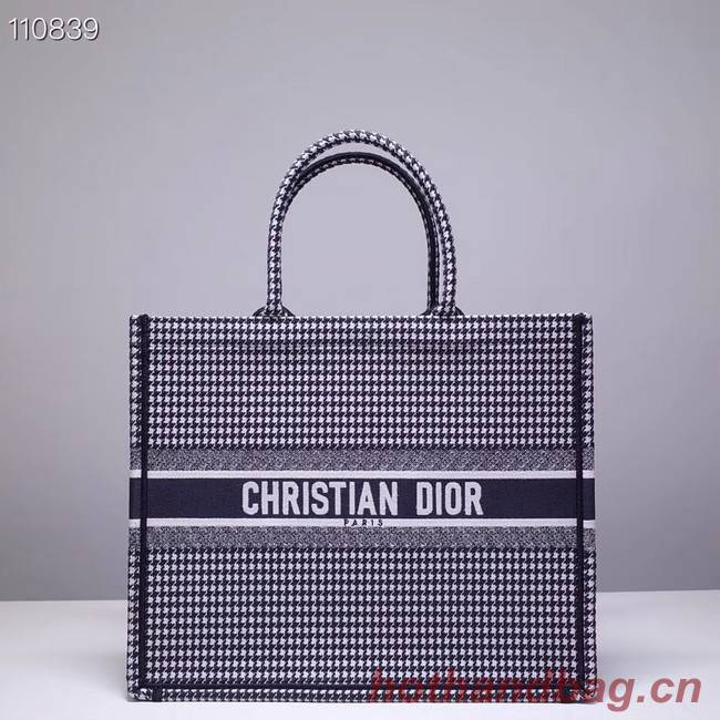 DIOR BOOK TOTE BAG IN EMBROIDERED CANVAS M1286ZJOD