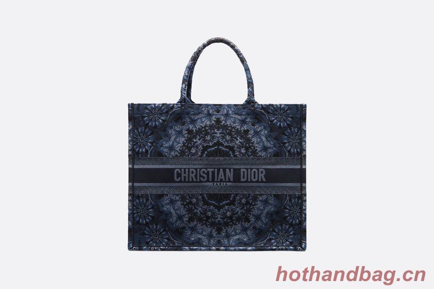 DIOR BOOK TOTE KALEIDIORSCOPIC BAG M1286ZRIO blue