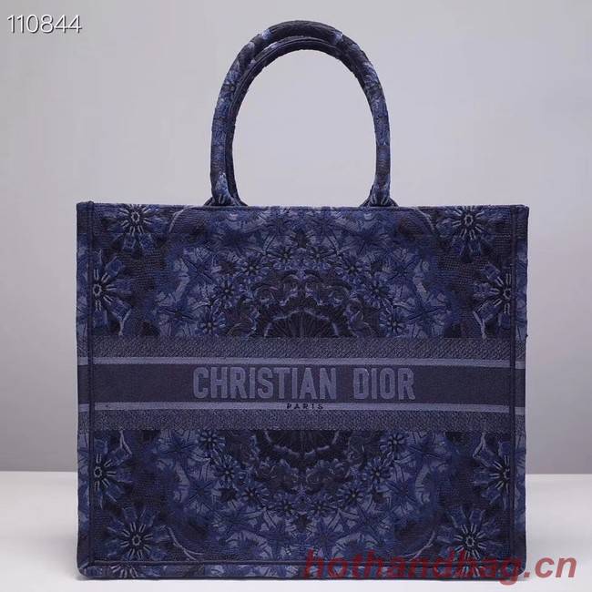 DIOR BOOK TOTE KALEIDIORSCOPIC BAG M1286ZRIO blue