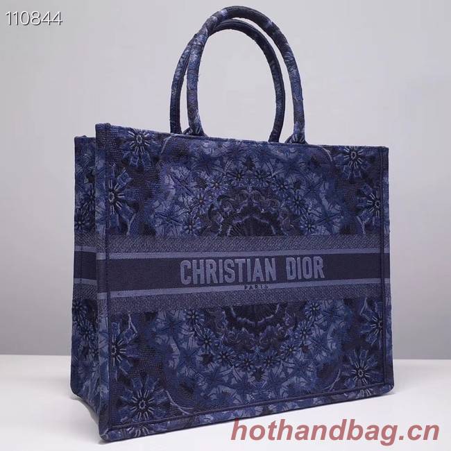 DIOR BOOK TOTE KALEIDIORSCOPIC BAG M1286ZRIO blue