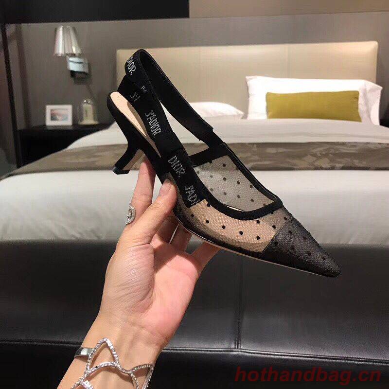 Dior Mid-heeled D80698 Shoes Black