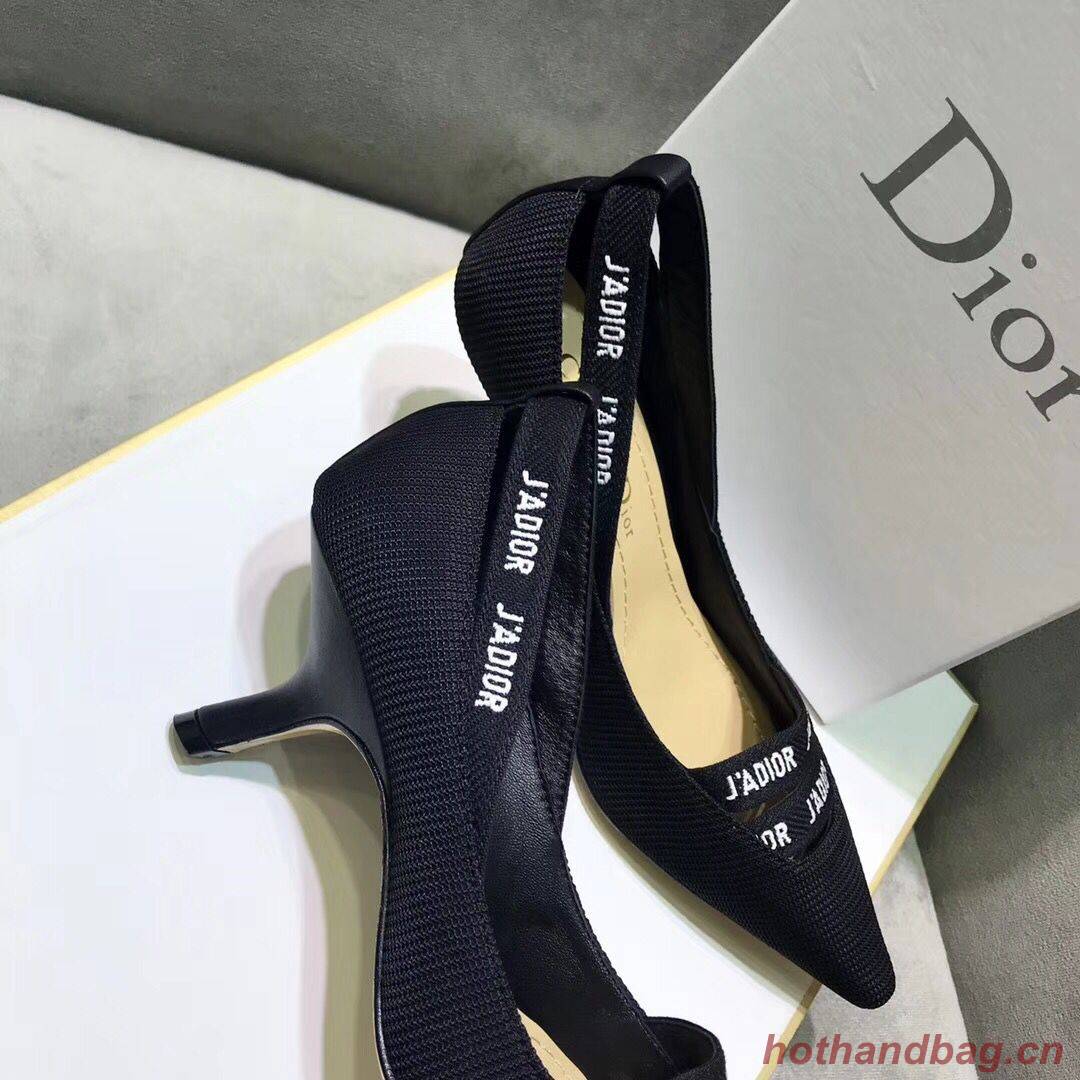 Dior Mid-heeled D80699-2 Shoes Black