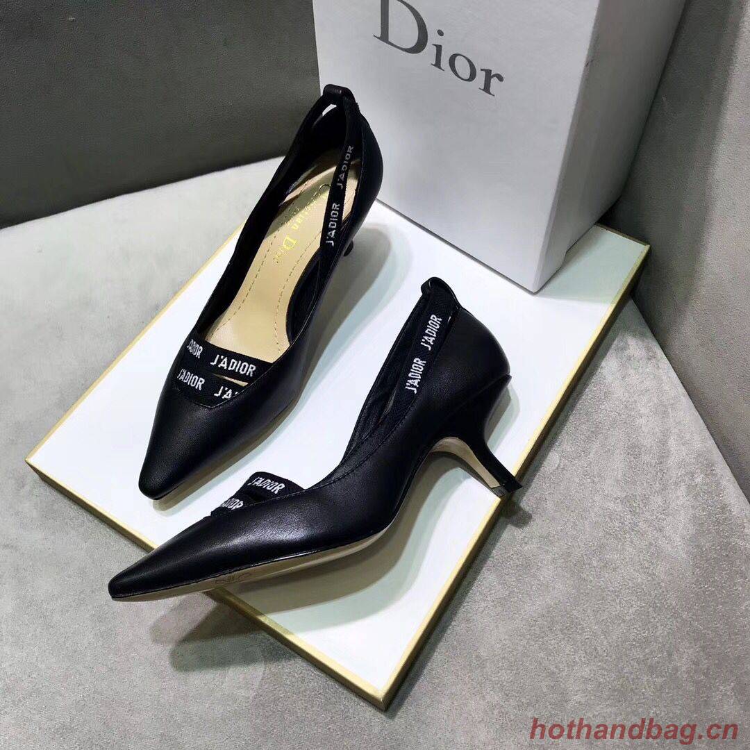 Dior Mid-heeled D80699 Shoes Black