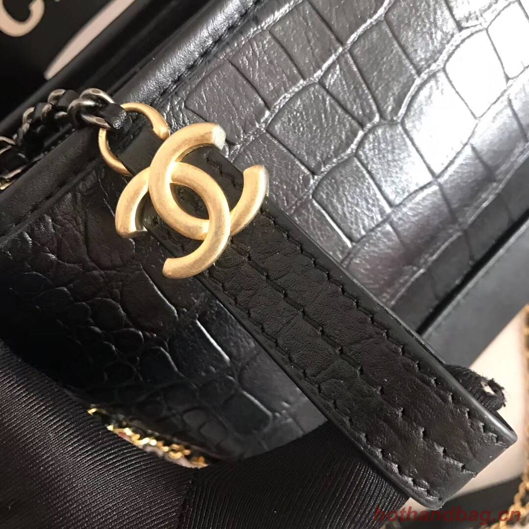 Chanel gabrielle small hobo bag A91810 black