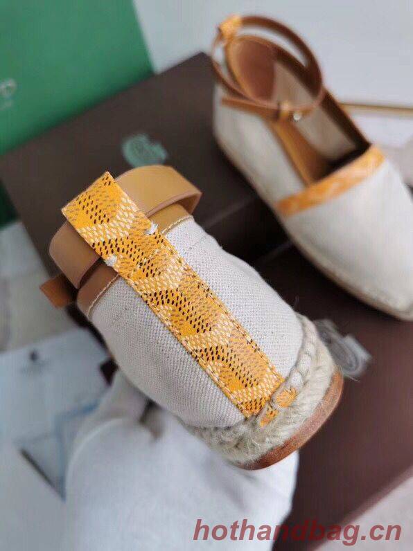 Goyard Shoes G23098 Yellow