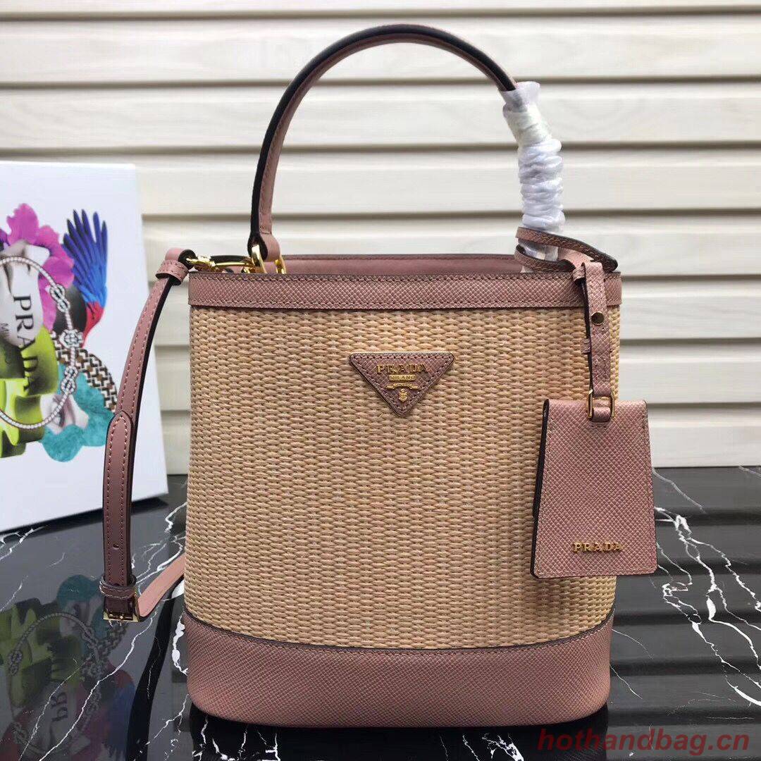 Prada Double Medium bag 1BA210 Pink