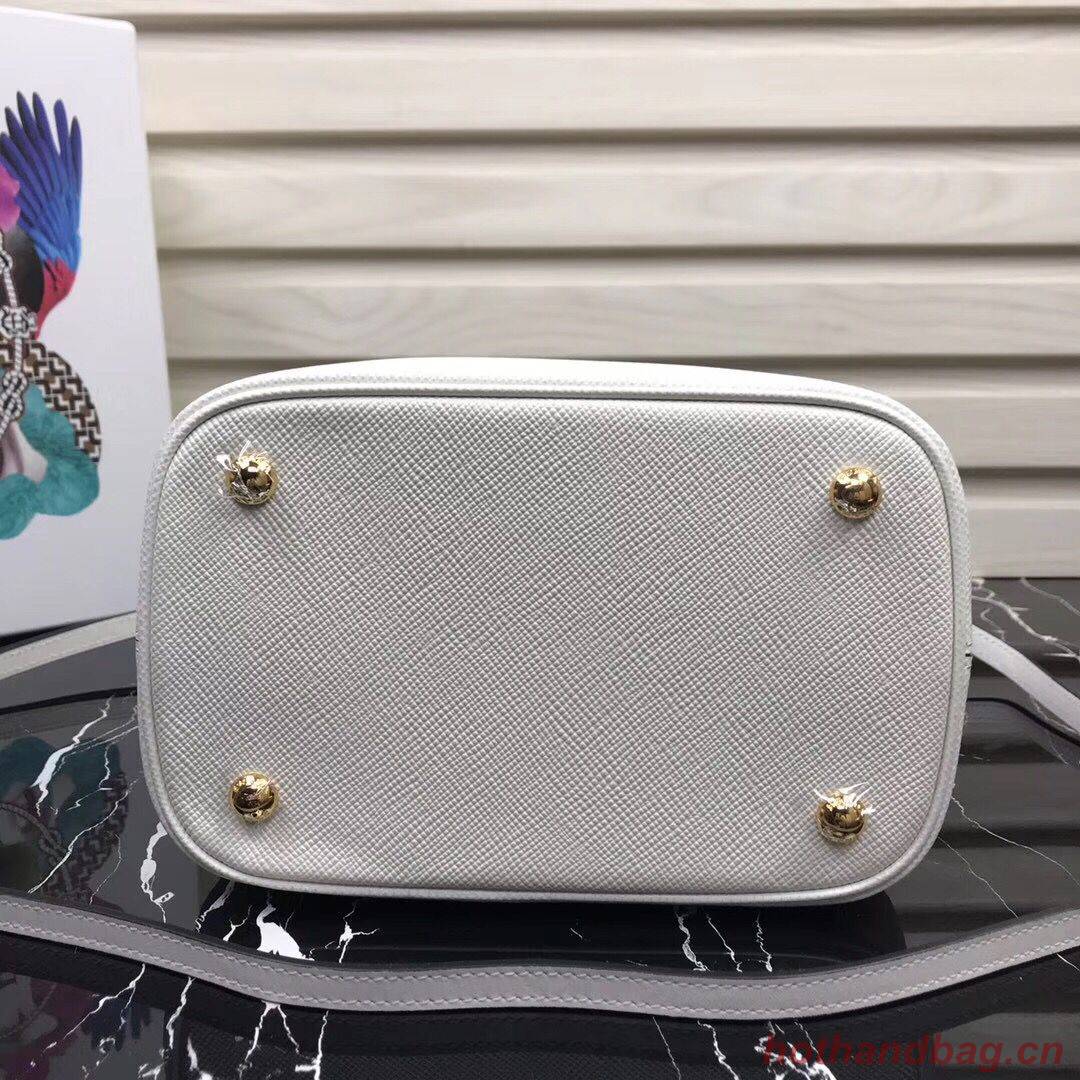 Prada Double Medium bag 1BA210 White