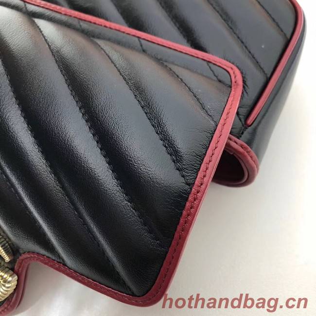 Gucci GG Marmont super mini bag 574969 Black