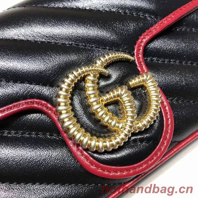 Gucci GG Marmont super mini bag 574969 Black