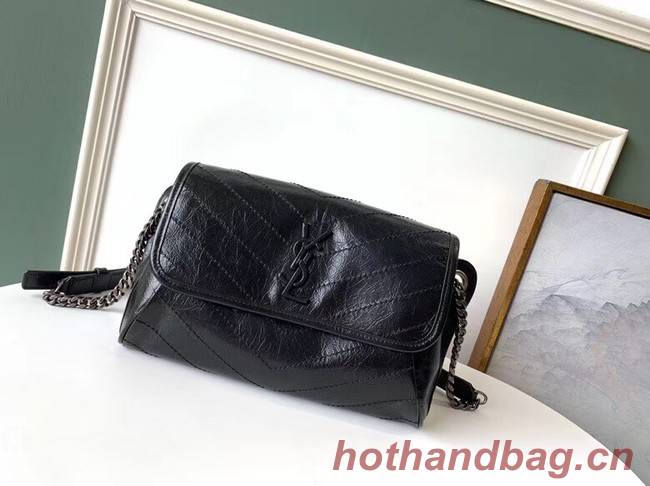 SAINT LAURENT Niki leather belt bag 577124 black