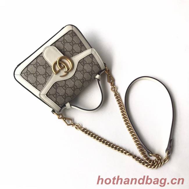 Gucci GG Marmont mini top handle bag 547260 white