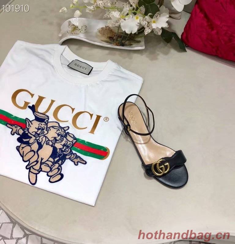 Gucci Leather Double G sandal GG1533BL-1