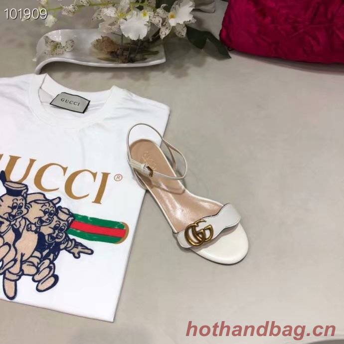 Gucci Leather Double G sandal GG1533BL-2