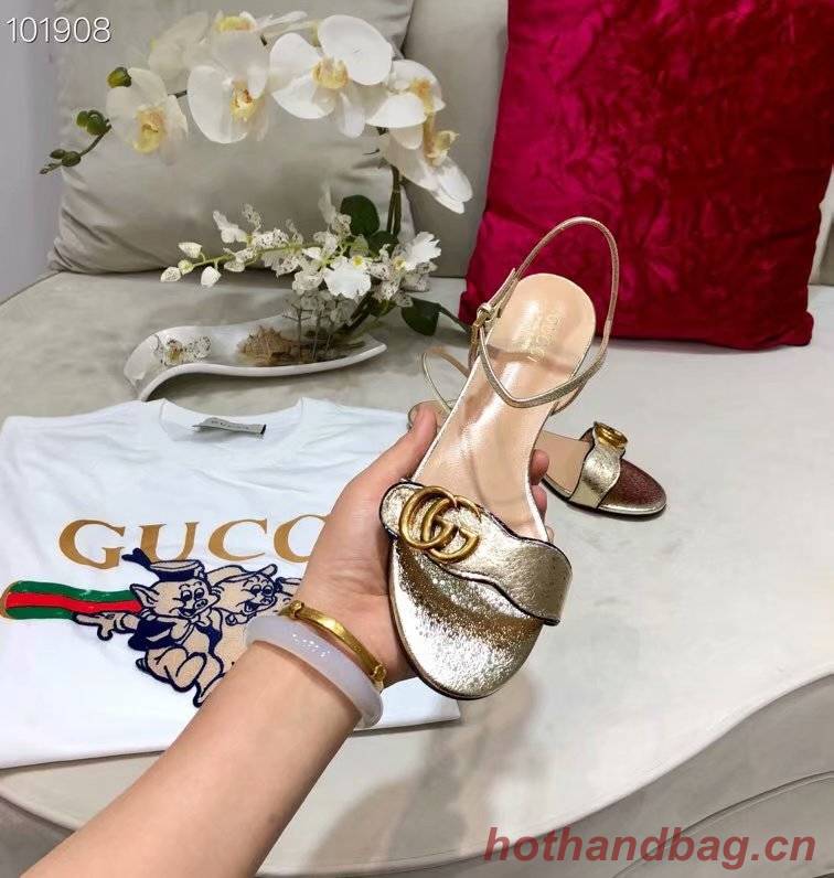 Gucci Leather Double G sandal GG1533BL-3