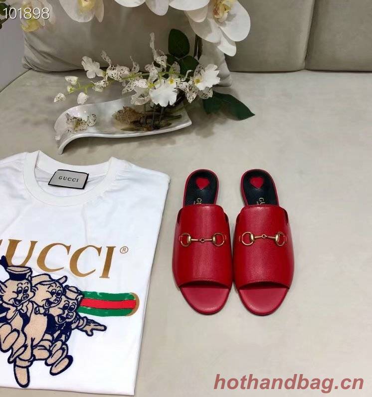 Gucci Leather slipper GG1535BL-3