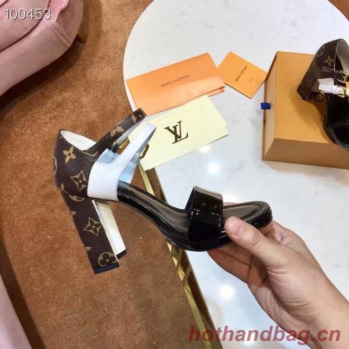 Louis Vuitton lady leather Sandals LV953SY-2 9CM height