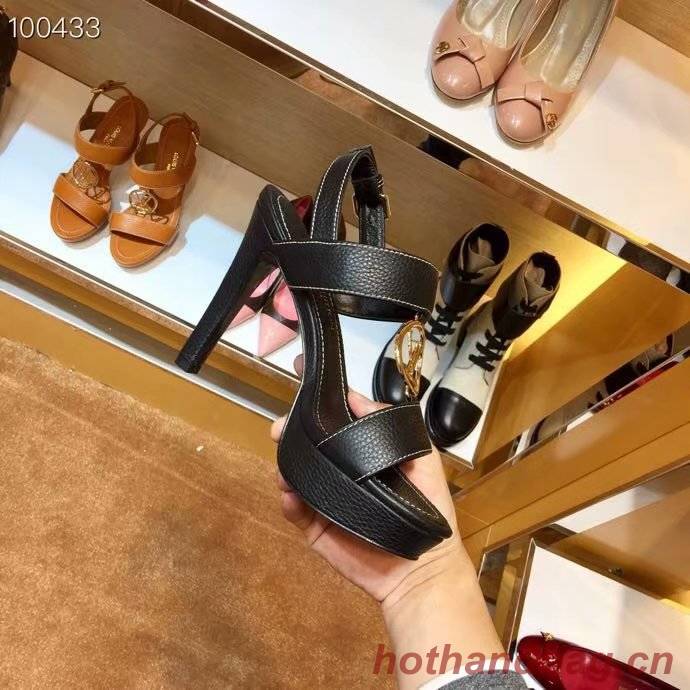 Louis Vuitton lady leather Sandals LV955SY-1 10CM height