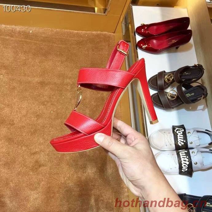 Louis Vuitton lady leather Sandals LV955SY-4 10CM height