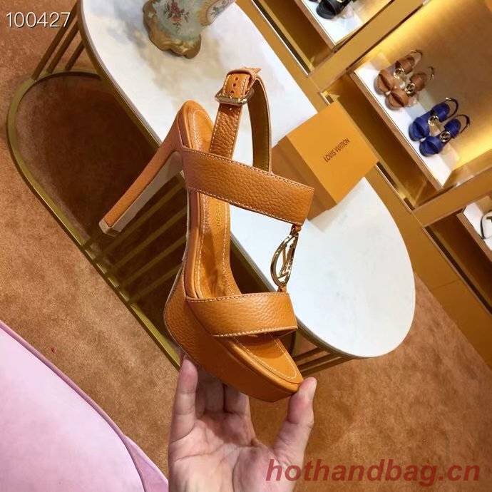 Louis Vuitton lady leather Sandals LV955SY-7 10CM height