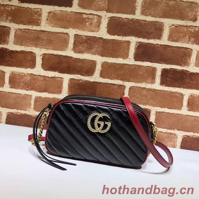 Gucci GG Marmont Matelasse Shoulder Bag A447632 Black