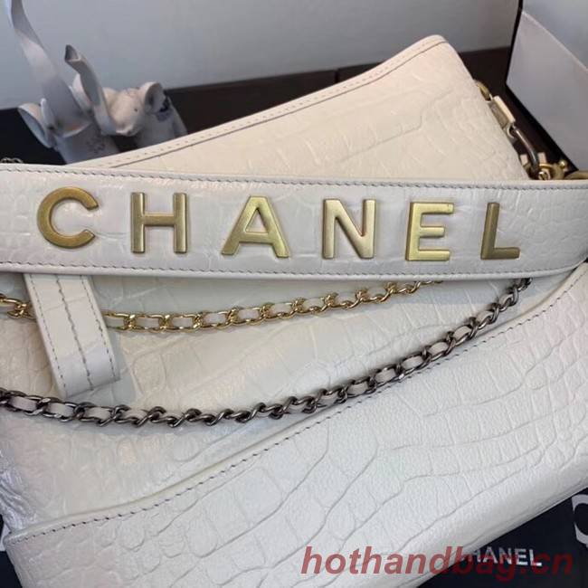 Chanel gabrielle hobo bag A93824 white