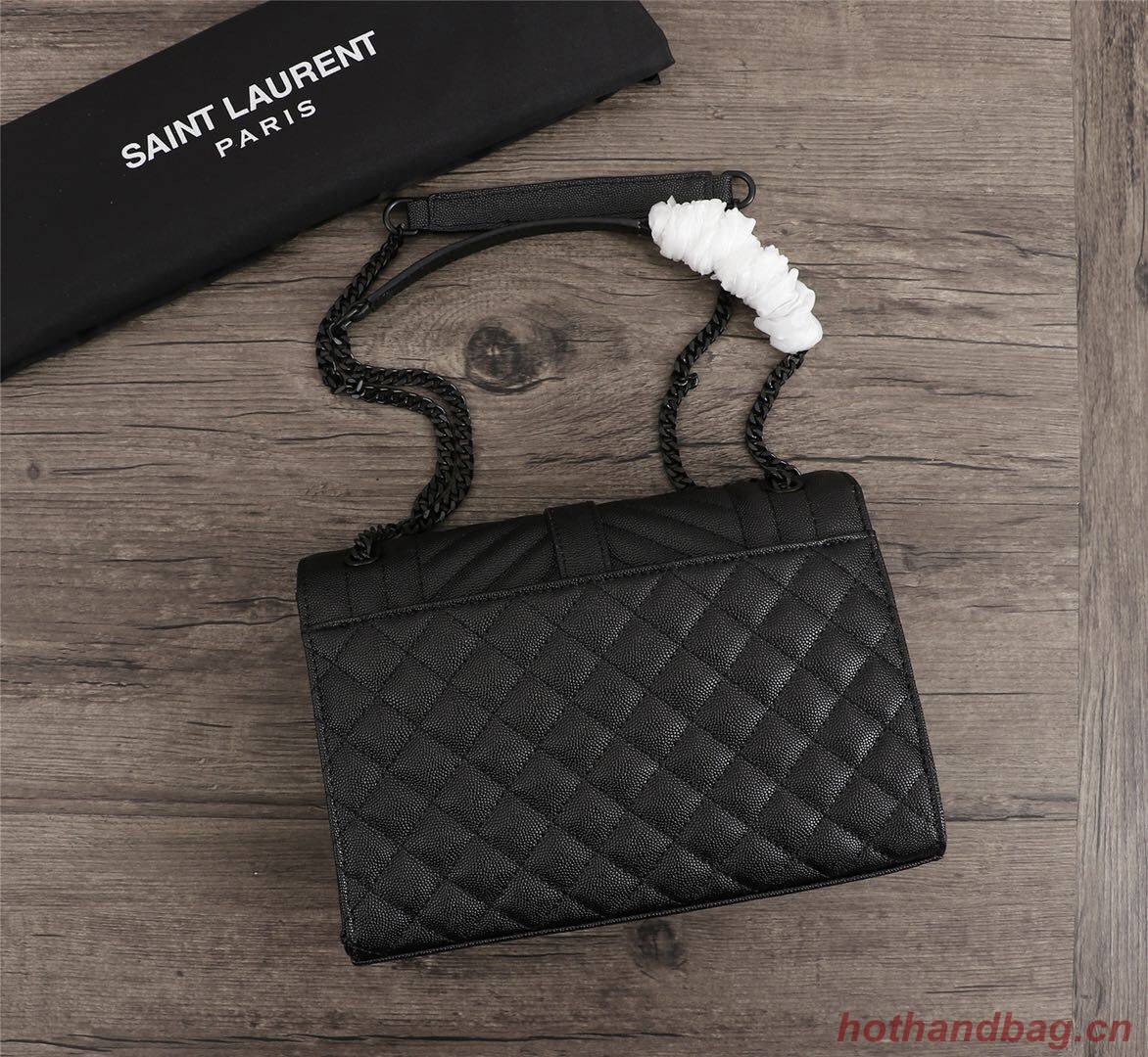 SAINT LAURENT Medium satchel 487206 black