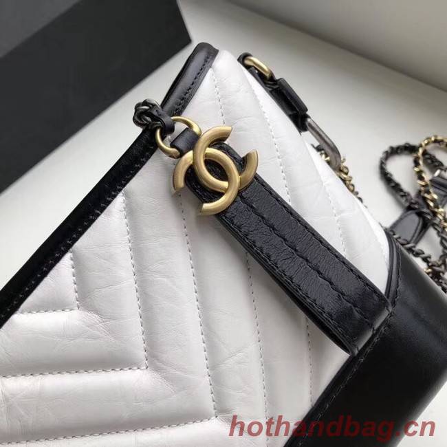 Chanel gabrielle small hobo bag A91810 black&white