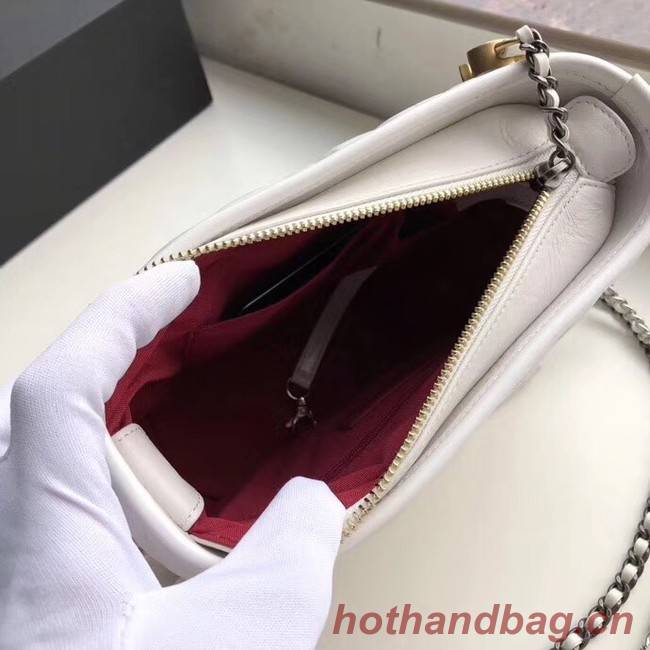 Chanel gabrielle small hobo bag A91810 white