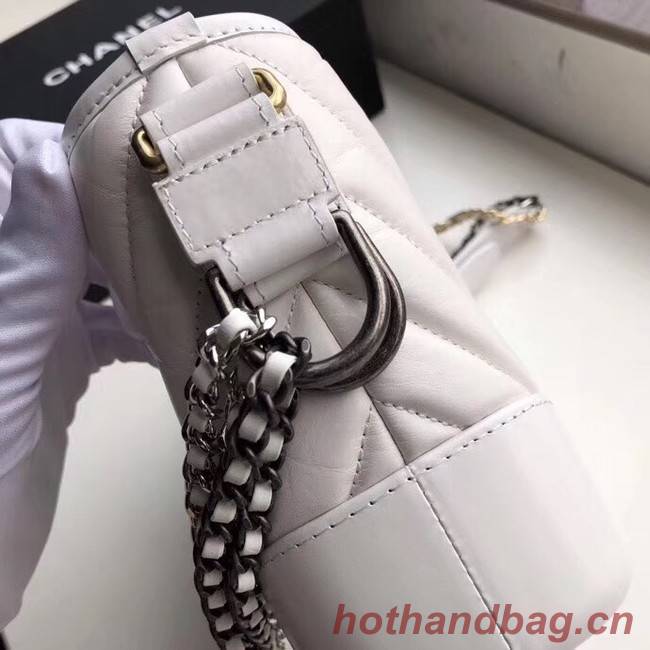 Chanel gabrielle small hobo bag A91810 white