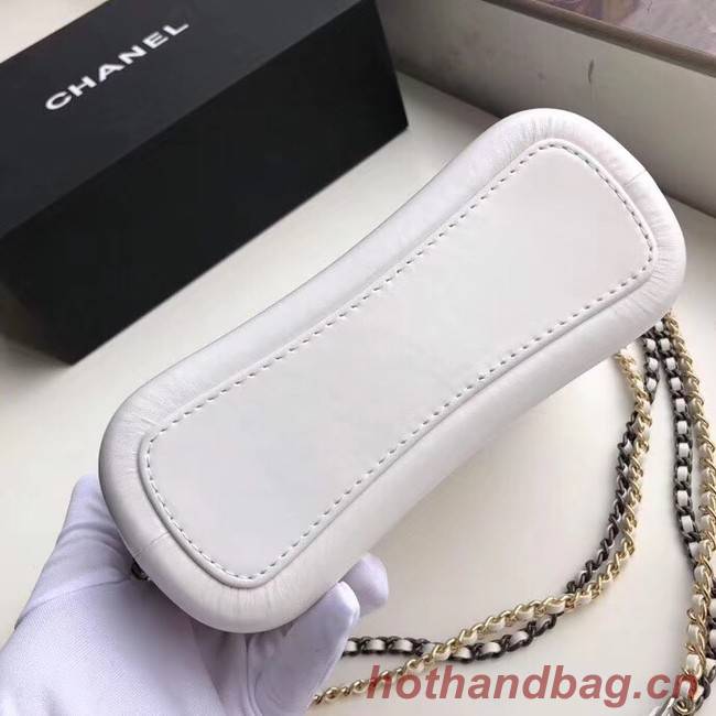 Chanel gabrielle small hobo bag A91810 white