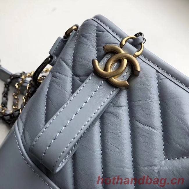 Chanel gabrielle small hobo bag A91810 light blue