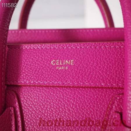 CELINE NANO LUGGAGE BAG IN LAMINATED LAMBSKIN 189244-23