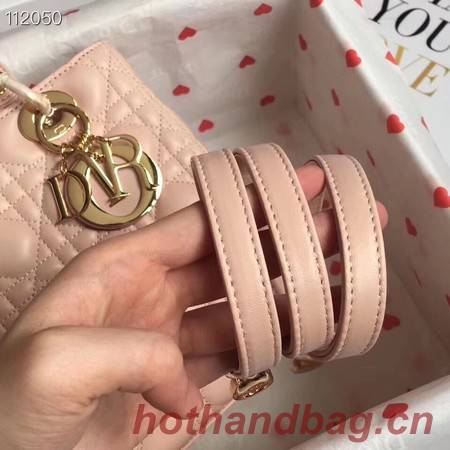 LADY DIOR LAMBSKIN BAG CAL44550 pink