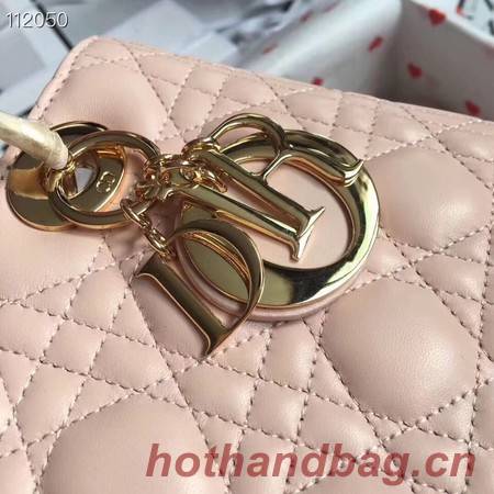 LADY DIOR LAMBSKIN BAG CAL44550 pink