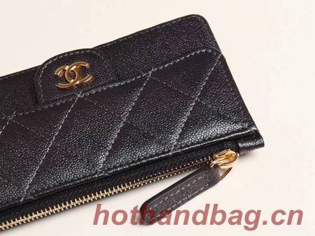 Chanel classic card holder AP0374 black