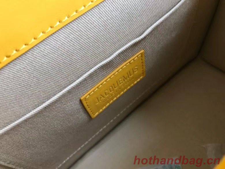 Jacquemus Original Leather Top Handle Bag J76235 Yellow