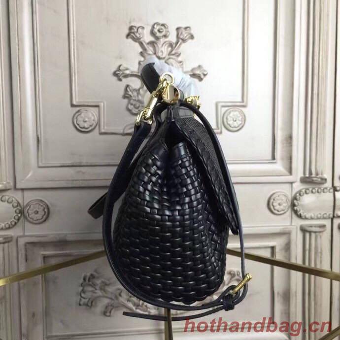 Dolce & Gabbana Origianl Wicker Bag DG8632 Black