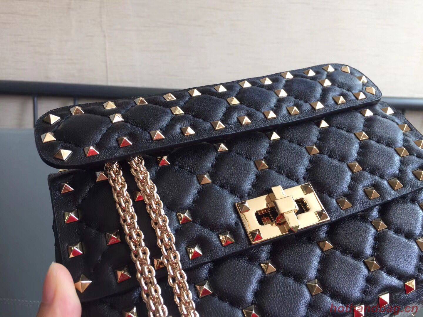 VALENTINO leather bag 0051 black